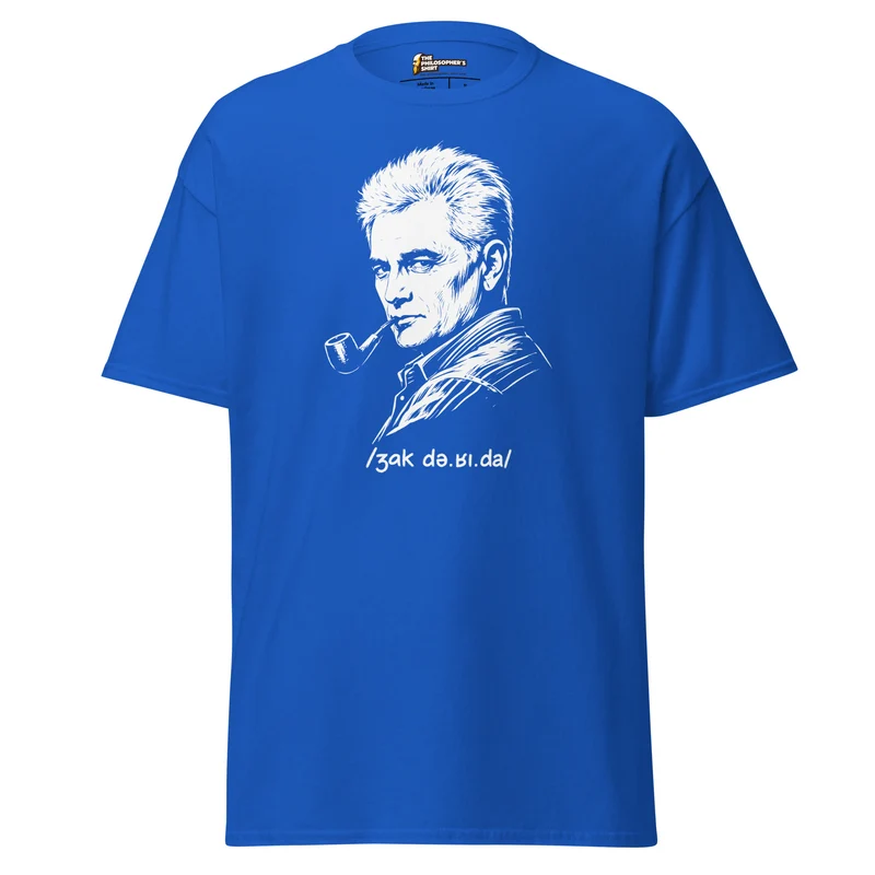 Jacques Derrida Portrait - Unisex Classic T-Shirt