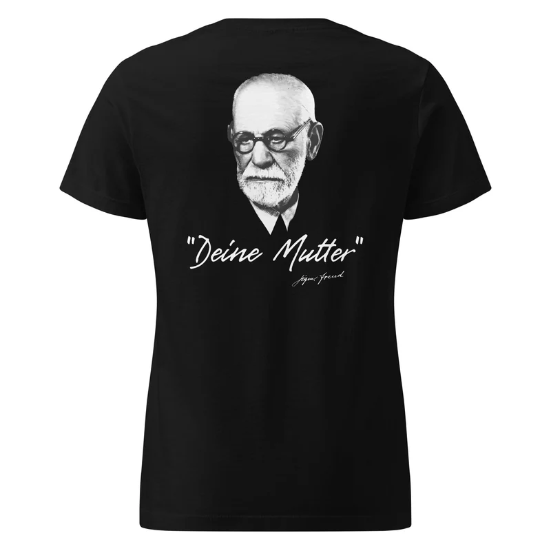 Sigmund Freud - Deine Mutter (DE) - Back Print - Women’s T-shirt