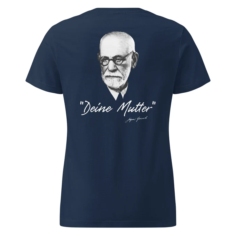Sigmund Freud - Deine Mutter (DE) - Back Print - Women’s T-shirt