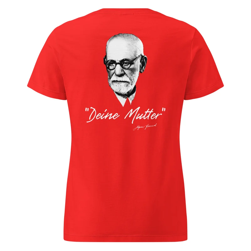 Sigmund Freud - Deine Mutter (DE) - Back Print - Women’s T-shirt