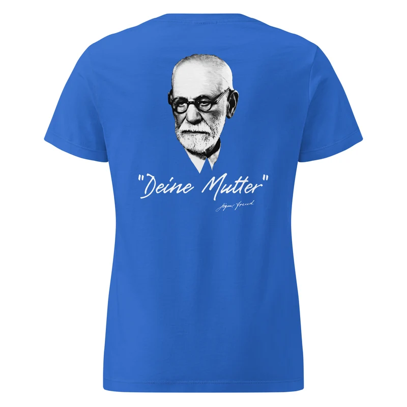 Sigmund Freud - Deine Mutter (DE) - Back Print - Women’s T-shirt