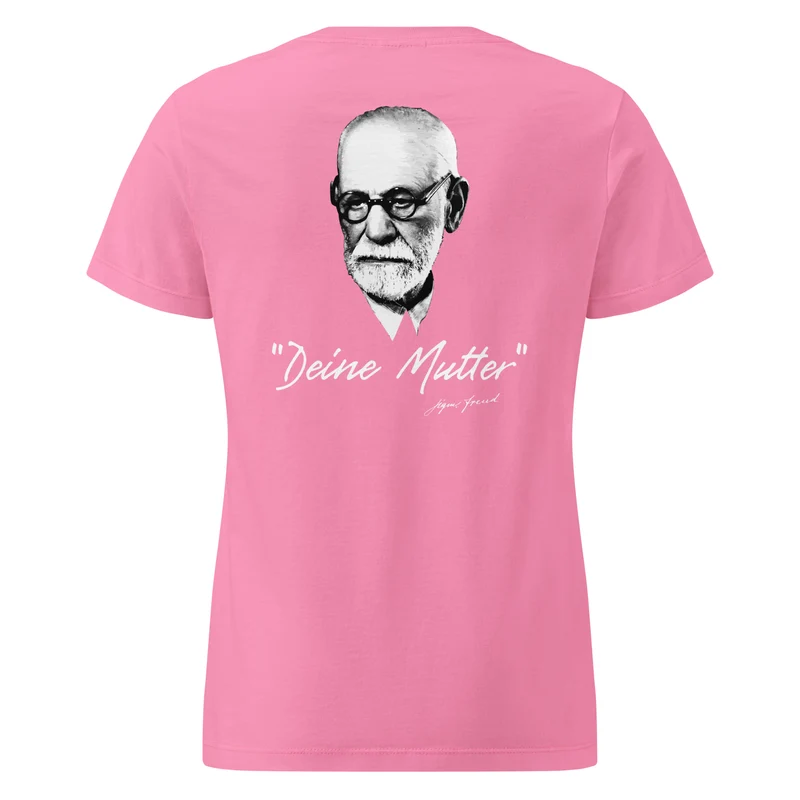 Sigmund Freud - Deine Mutter (DE) - Back Print - Women’s T-shirt