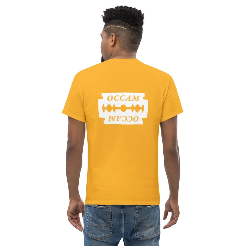 OCCAM's Razor - Back Print - Unisex Classic T-Shirt