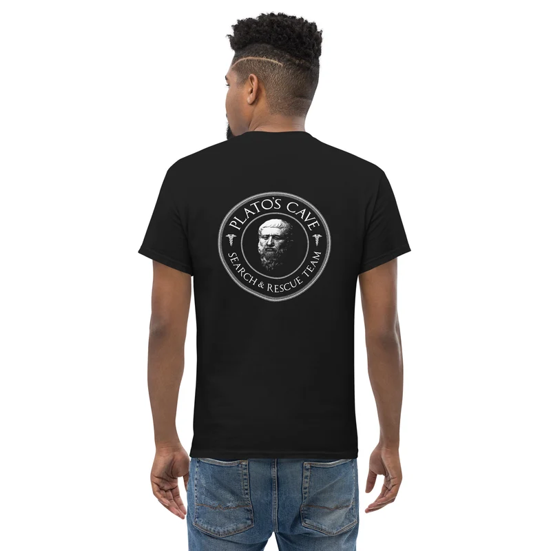 Plato's Cave: Search & Rescue Team - Back Print - Unisex Classic T-Shirt