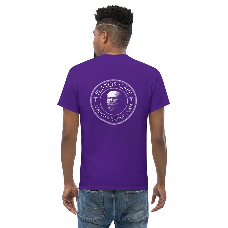 Plato's Cave: Search & Rescue Team - Back Print - Unisex Classic T-Shirt