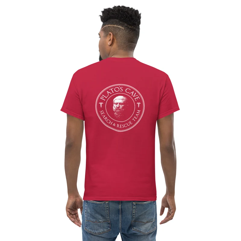 Plato's Cave: Search & Rescue Team - Back Print - Unisex Classic T-Shirt