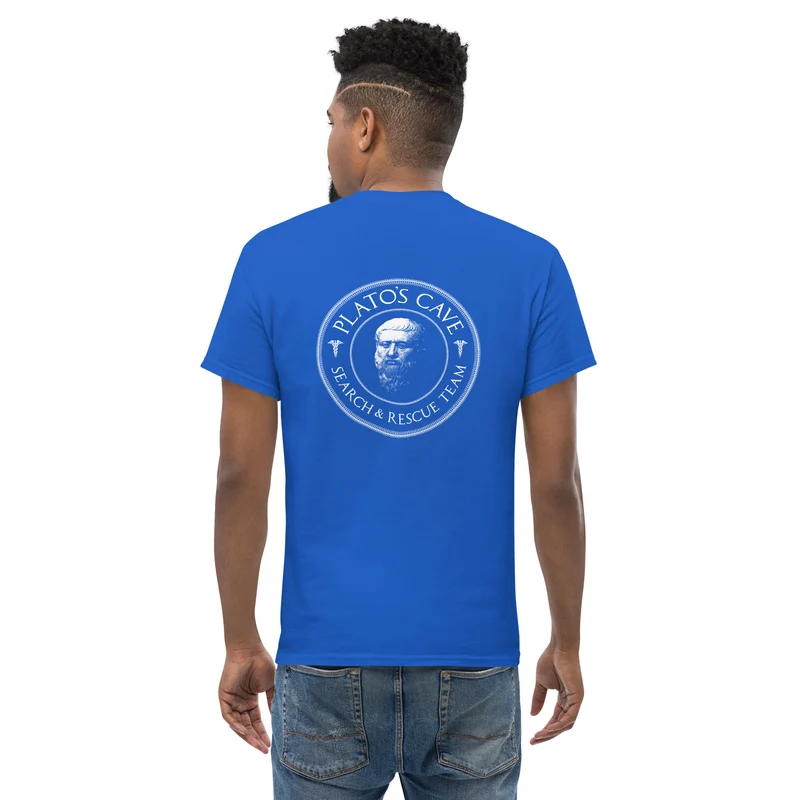 Plato's Cave: Search & Rescue Team - Back Print - Unisex Classic T-Shirt