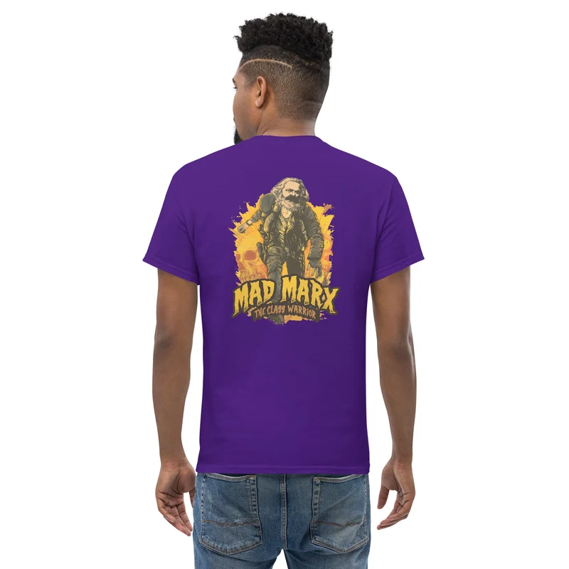 Mad Marx - The Class Warrior - Back Print - Unisex Classic T-Shirt