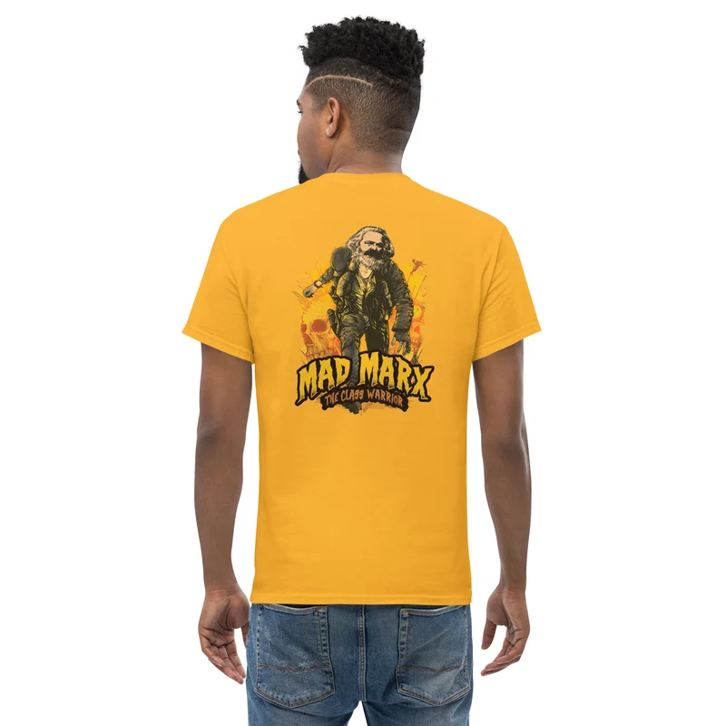 Mad Marx - The Class Warrior - Back Print - Unisex Classic T-Shirt