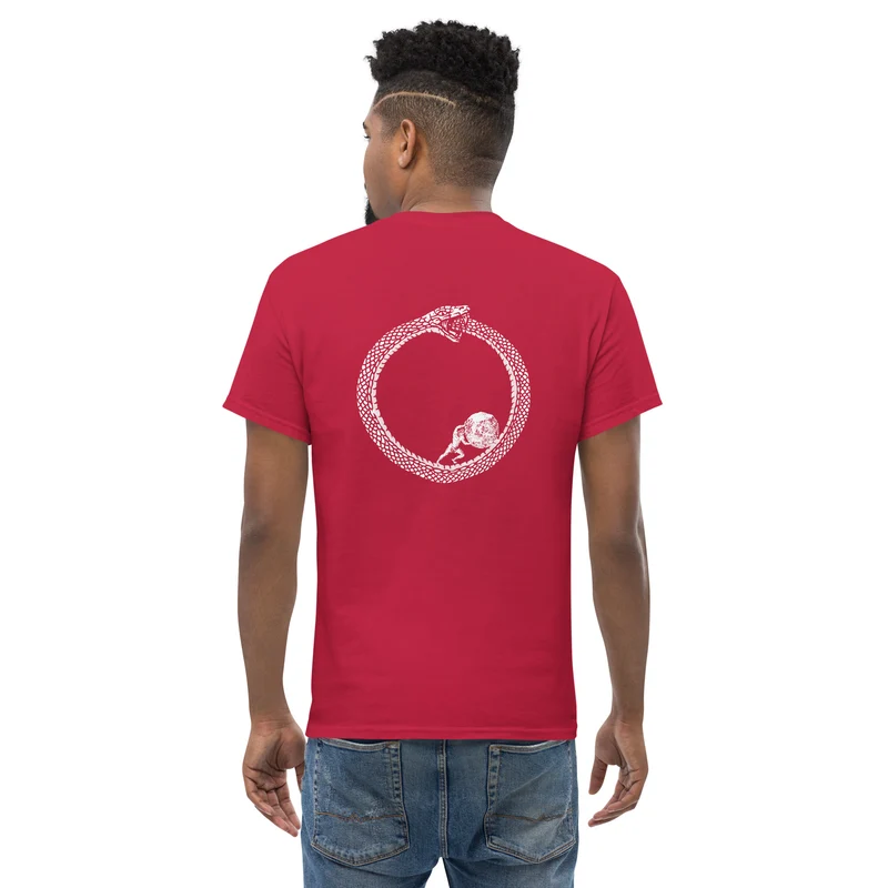 Sisyphus in Ouroboros - Back Print - Unisex Classic T-Shirt