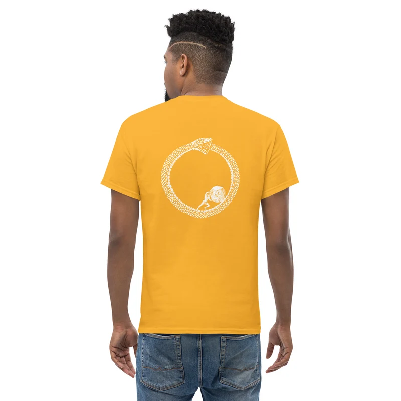 Sisyphus in Ouroboros - Back Print - Unisex Classic T-Shirt