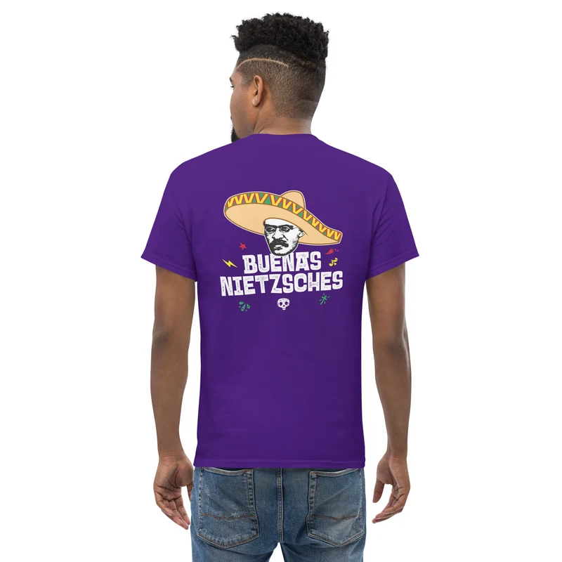 Buenas Nietzsches - Back Print - Unisex Classic T-Shirt