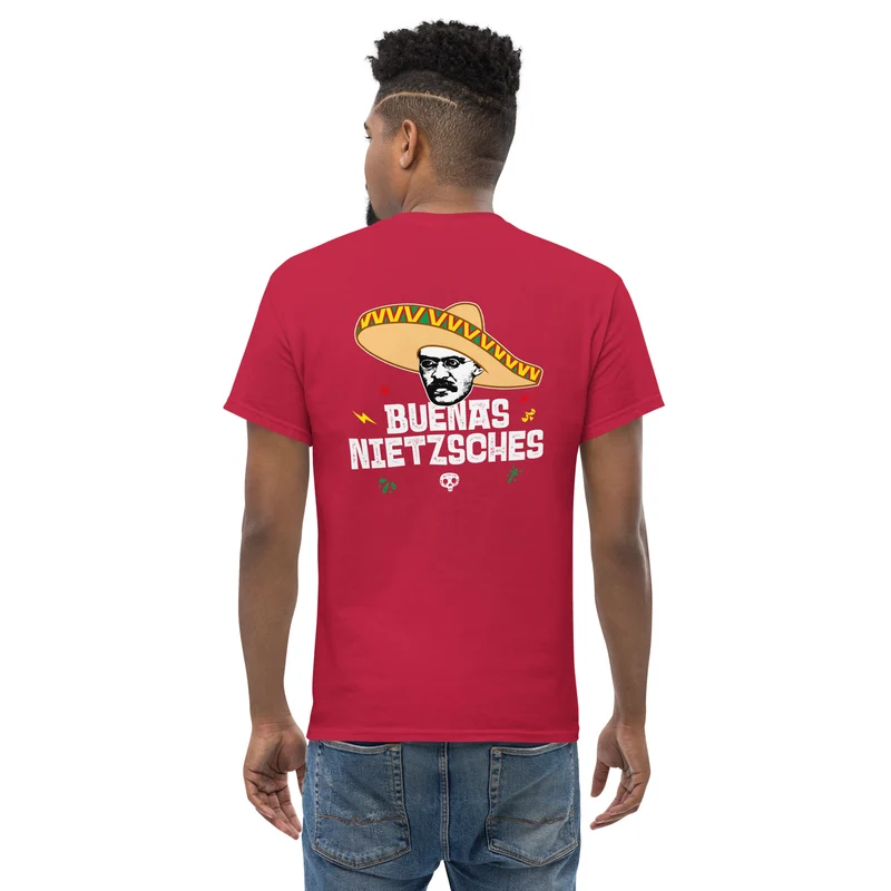 Buenas Nietzsches - Back Print - Unisex Classic T-Shirt