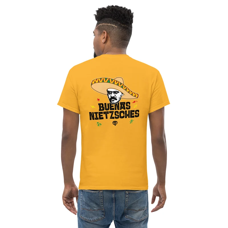 Buenas Nietzsches - Back Print - Unisex Classic T-Shirt