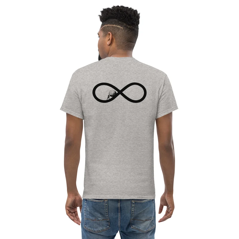 Sisyphus To Infinity - Back Print - Unisex Classic T-Shirt