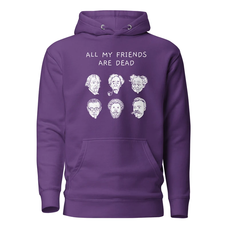 All my friends are dead - Premium Hoodie