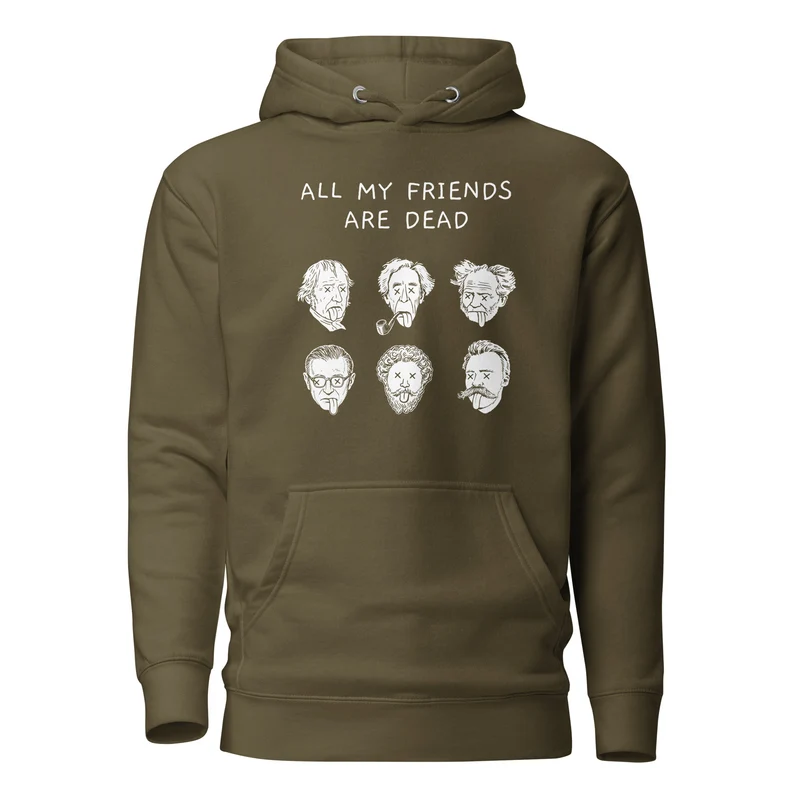 All my friends are dead - Premium Hoodie