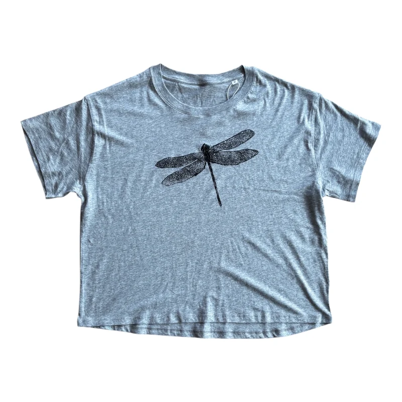 Libelle Damen T-Shirt Relaxed Fit – Heather Grey