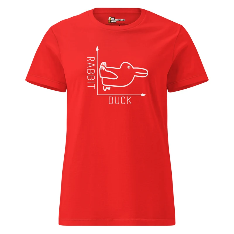 Rabbit-Duck Illusion - Duck Edition - Women’s T-shirt