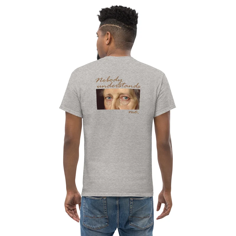 Nobody understands Hegel - Back Print - Unisex Classic T-Shirt
