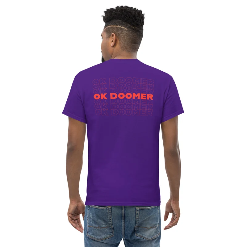OK DOOMER - Back Print - Unisex Classic T-Shirt