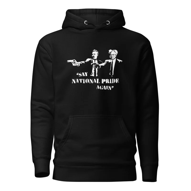 Philo Fiction: Nietzsche & Schopenhauer - Premium Hoodie