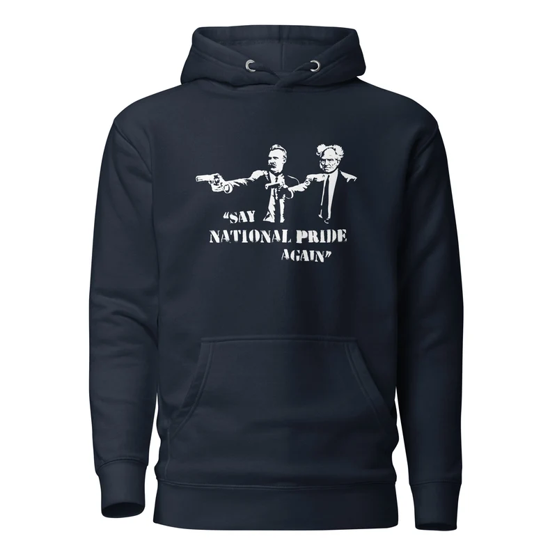 Philo Fiction: Nietzsche & Schopenhauer - Premium Hoodie