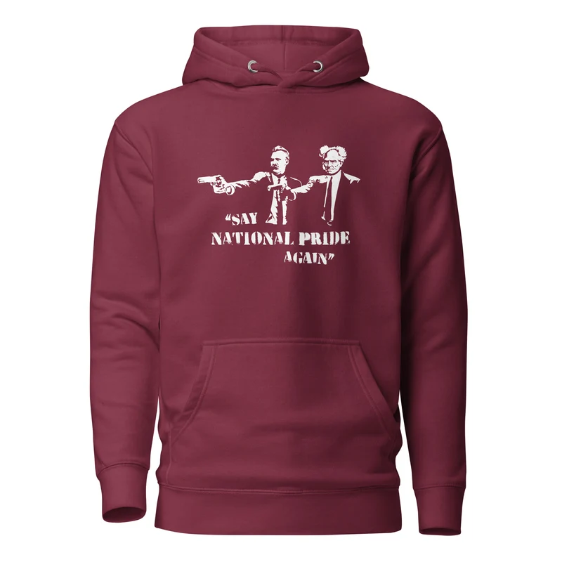 Philo Fiction: Nietzsche & Schopenhauer - Premium Hoodie