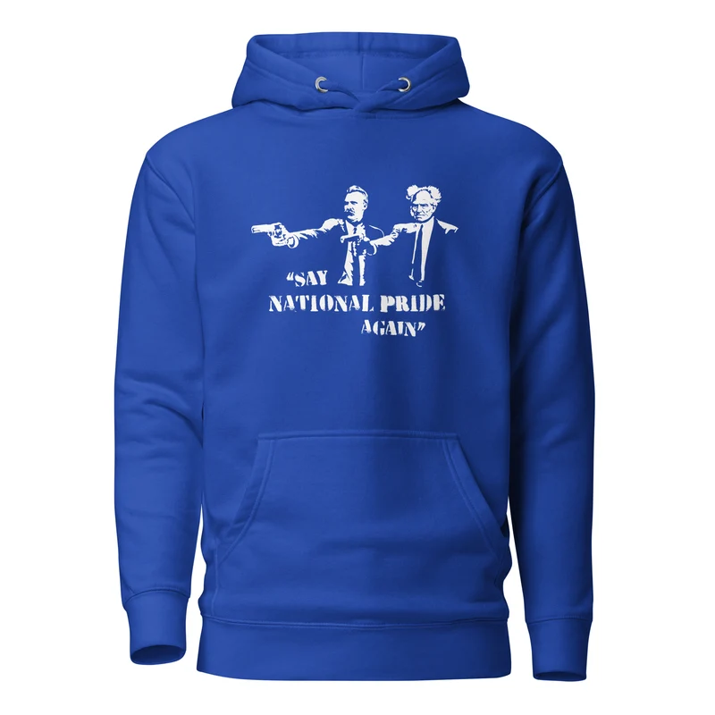 Philo Fiction: Nietzsche & Schopenhauer - Premium Hoodie