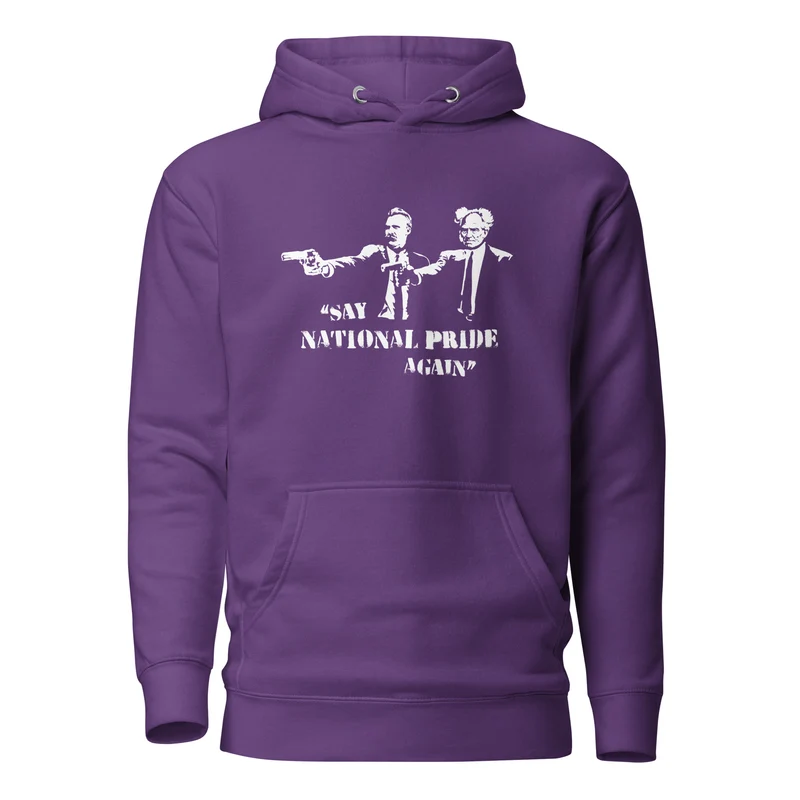 Philo Fiction: Nietzsche & Schopenhauer - Premium Hoodie