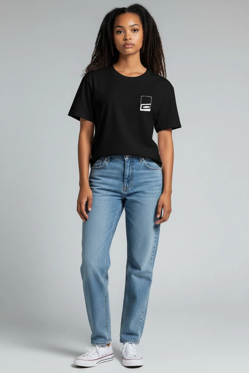 Tape Frame Unisex T-Shirt – handbedruckt