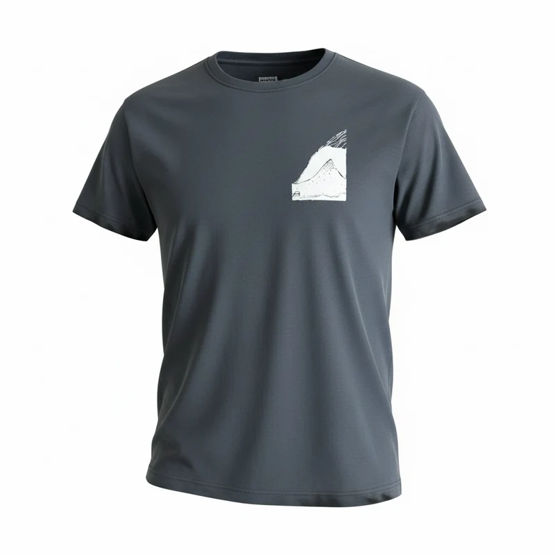 Bergpanorama Unisex T-Shirt – Blue Grey