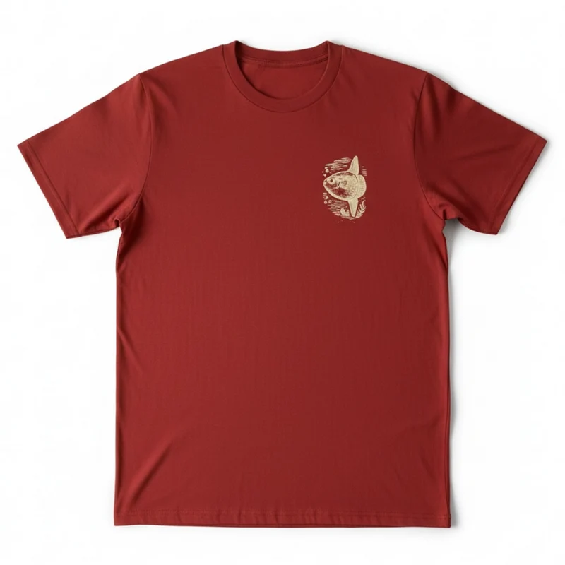 Mondfisch Unisex T-Shirt – Earthly Red