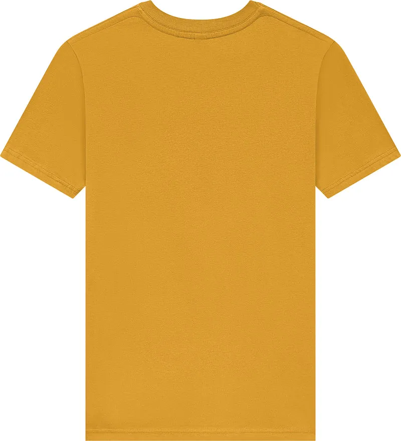 Biene T-Shirt – Bio-Baumwolle, handbedruckt | Burnt Yellow