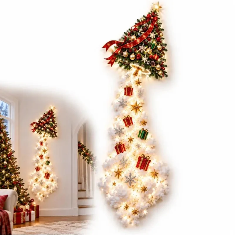 Cascading Christmas Wall Light