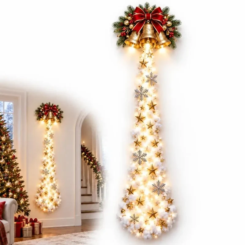 Cascading Christmas Wall Light