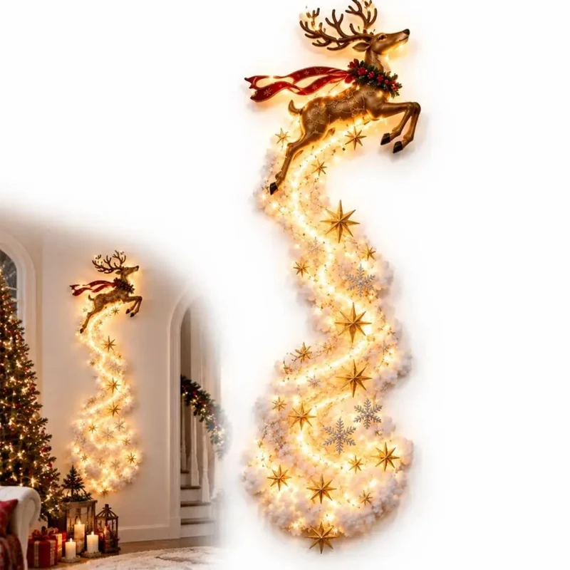 Cascading Christmas Wall Light