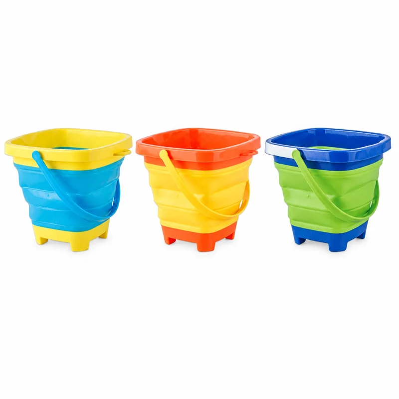 Two-Liter Fold-Flat Beach Bucket