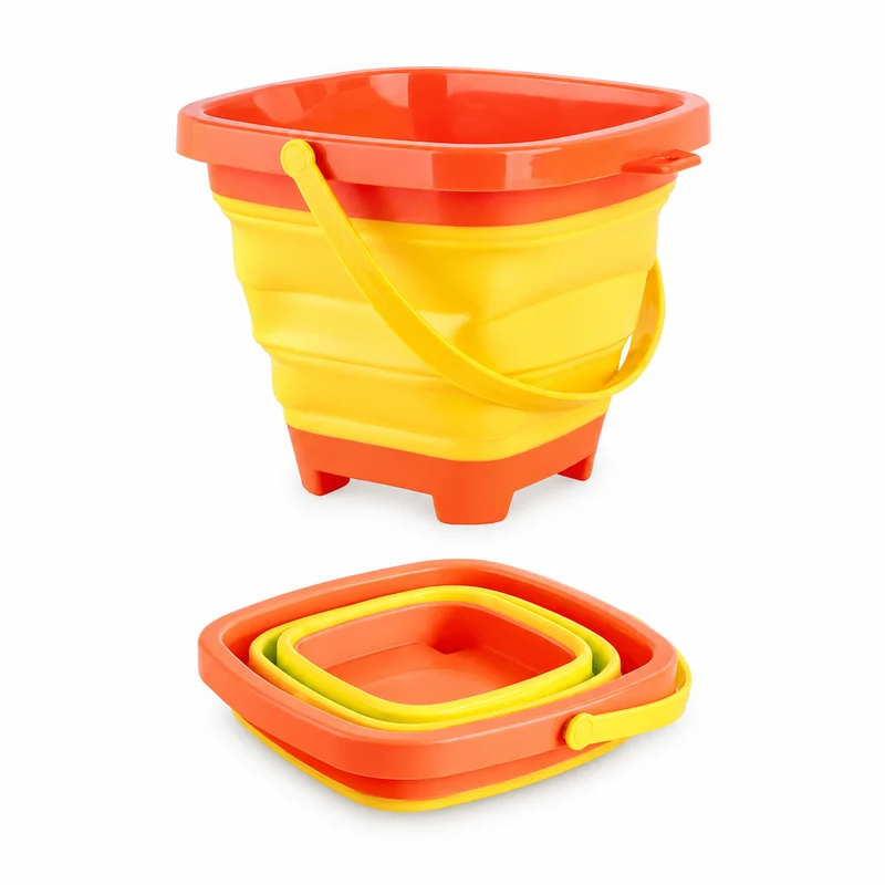 Two-Liter Fold-Flat Beach Bucket