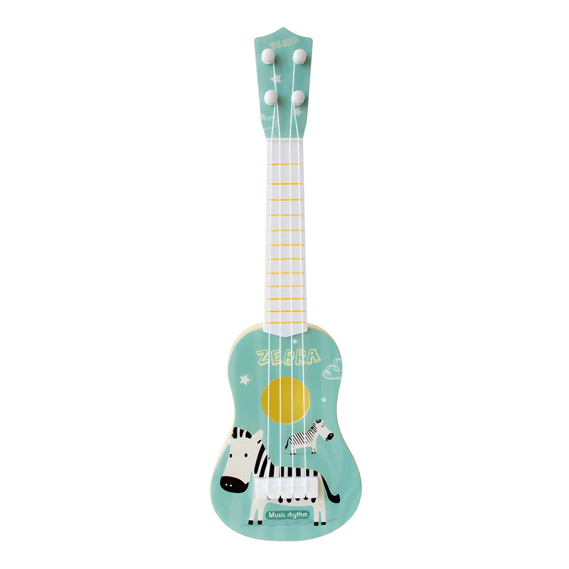 Animal Print Four-String Toy Ukulele