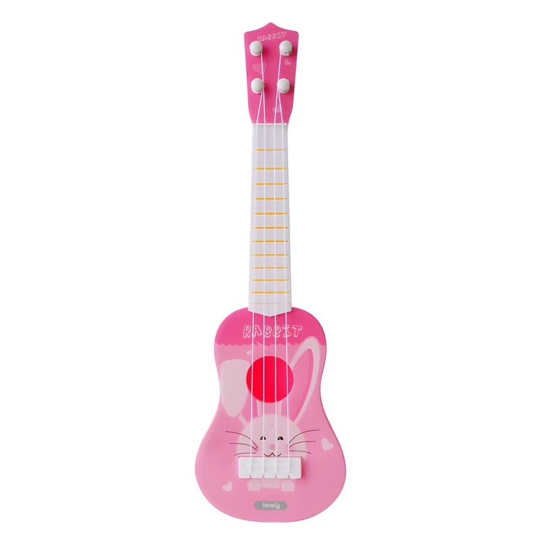 Animal Print Four-String Toy Ukulele
