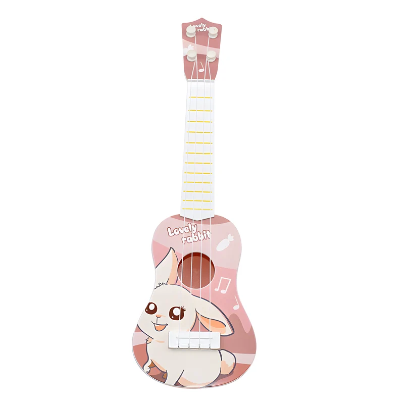 Animal Print Four-String Toy Ukulele