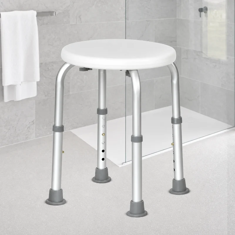 Adjustable Round Shower Stool