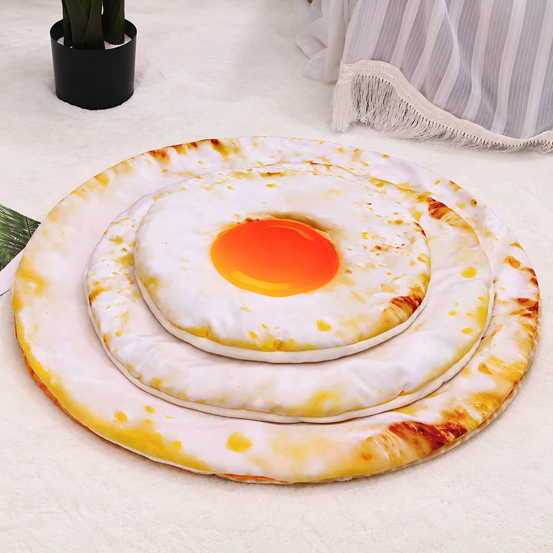 Food-Shaped Plush Pet Mat