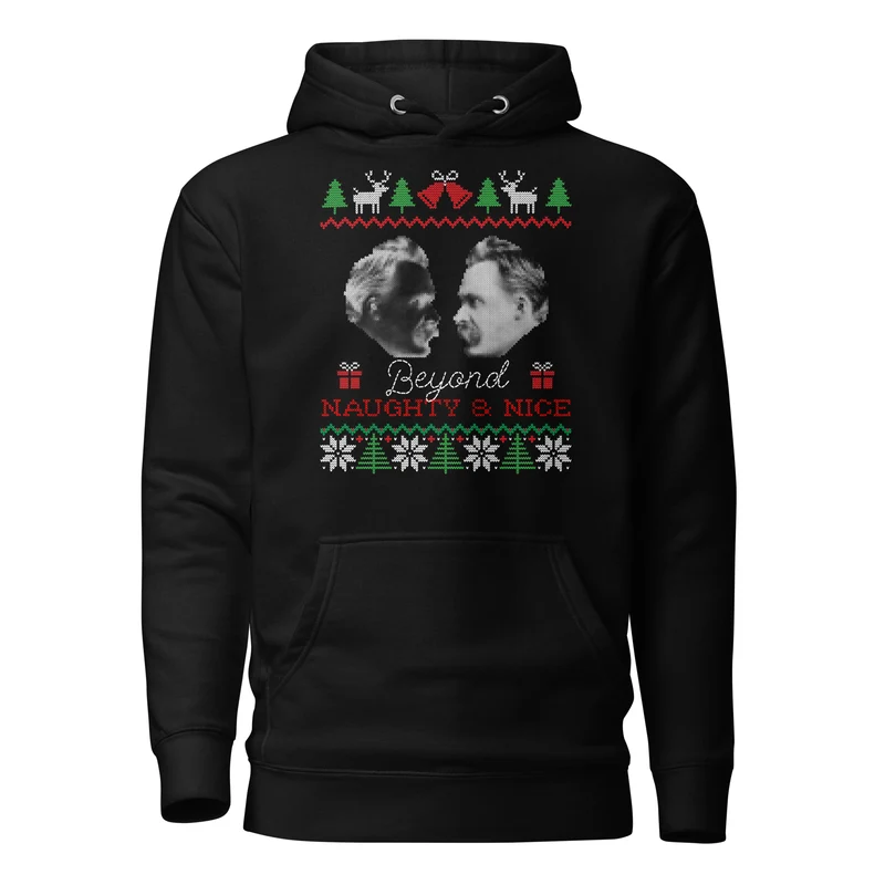 Nietzsche - Beyond naughty and nice - Premium Hoodie
