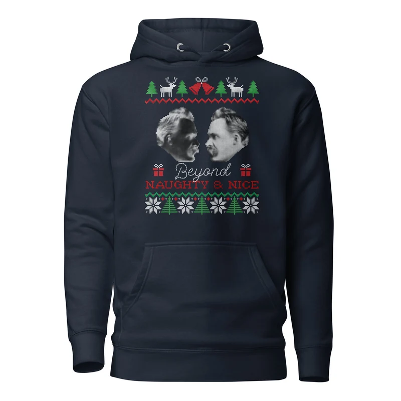 Nietzsche - Beyond naughty and nice - Premium Hoodie
