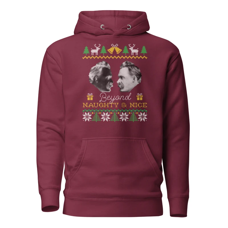 Nietzsche - Beyond naughty and nice - Premium Hoodie