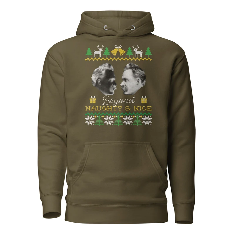 Nietzsche - Beyond naughty and nice - Premium Hoodie