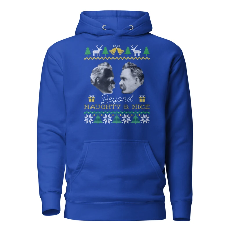 Nietzsche - Beyond naughty and nice - Premium Hoodie
