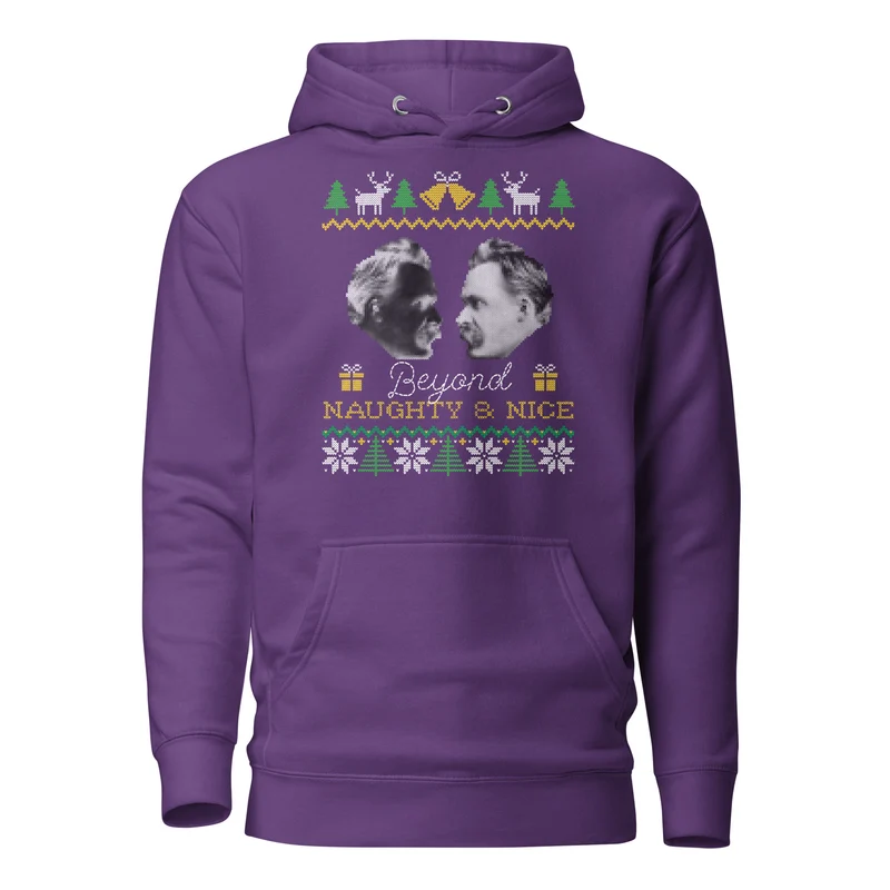 Nietzsche - Beyond naughty and nice - Premium Hoodie
